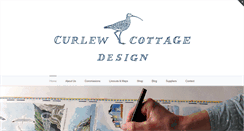 Desktop Screenshot of curlewcottagedesign.co.uk